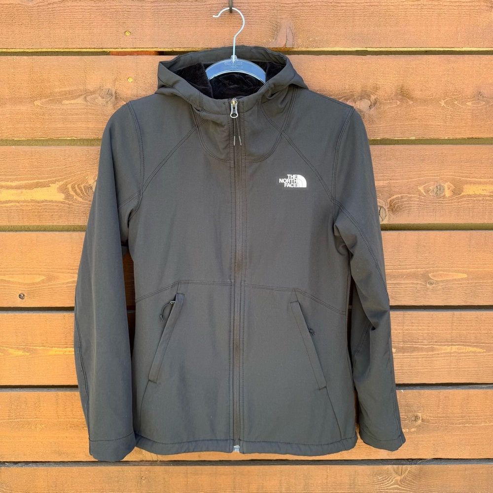 Women’s The North Face Shelbe Raschel Softshell Fleece Lined Jacket Sz XS Black